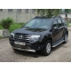 Защита передняя овальная короткая 75х42 мм ТСС для Renault Duster 2011-2015