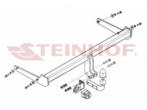 ТСУ Фаркоп Steinhof шар A для Volkswagen Passat/Passat Alltrack B7 № V-143